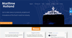Desktop Screenshot of maritimeholland.com