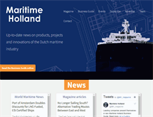 Tablet Screenshot of maritimeholland.com